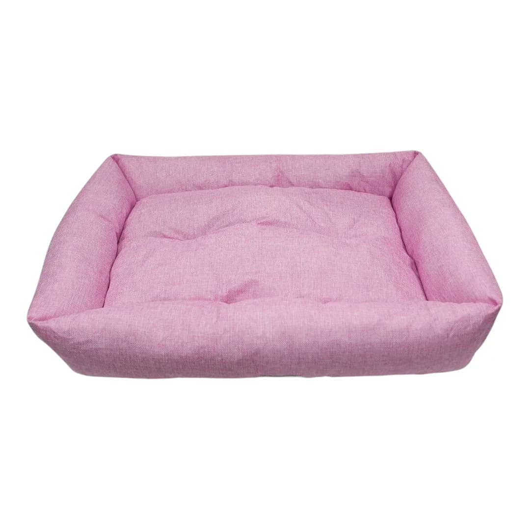Rectangular Pet Bed Pink