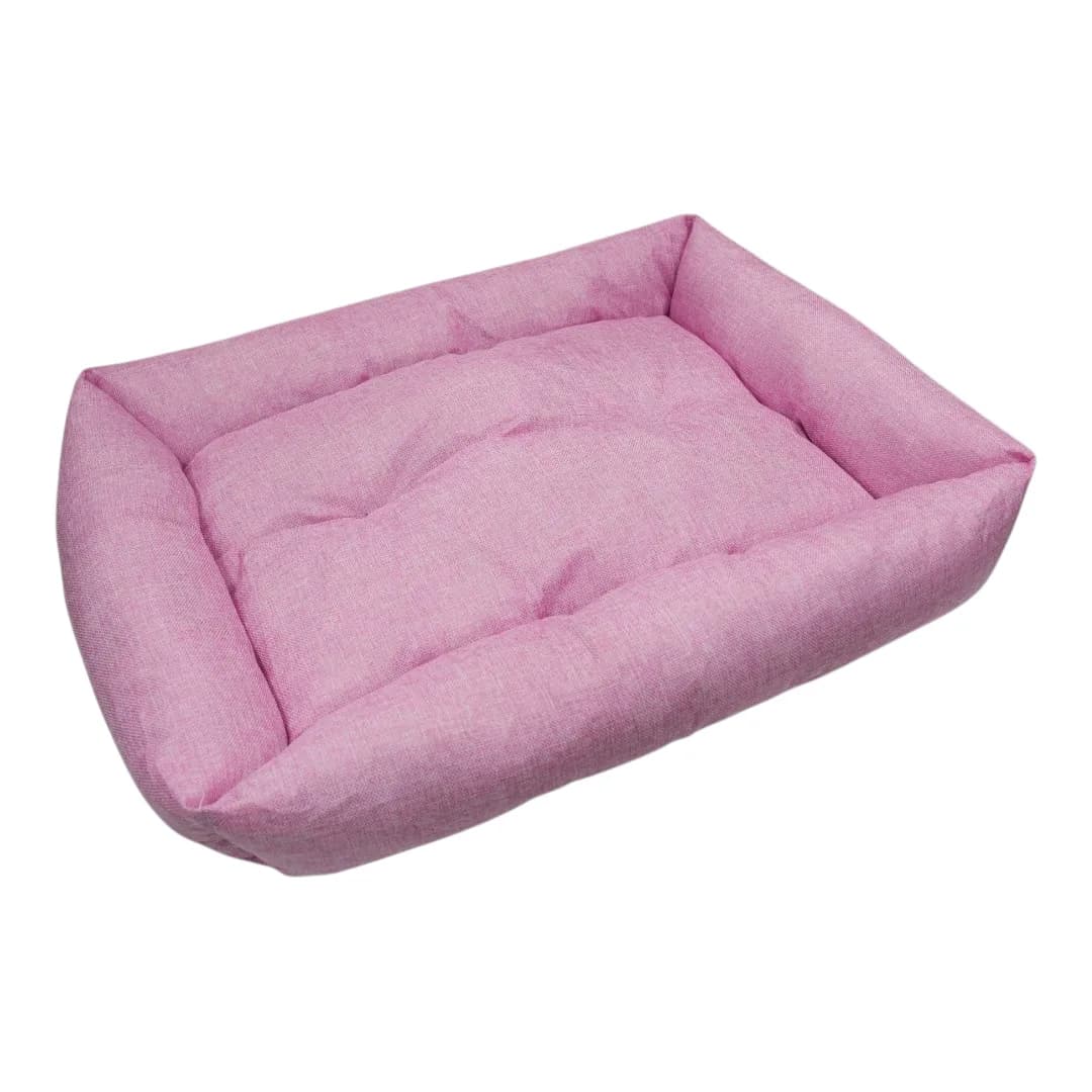 Rectangular Pet Bed Pink thumbnail 3
