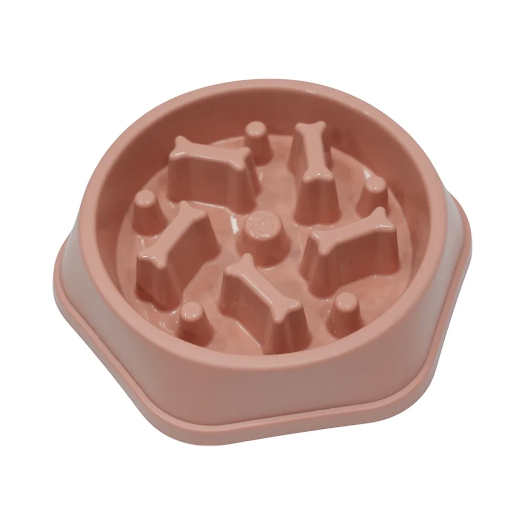 Slow Feeder Pet Bowl Bone Design thumbnail 3