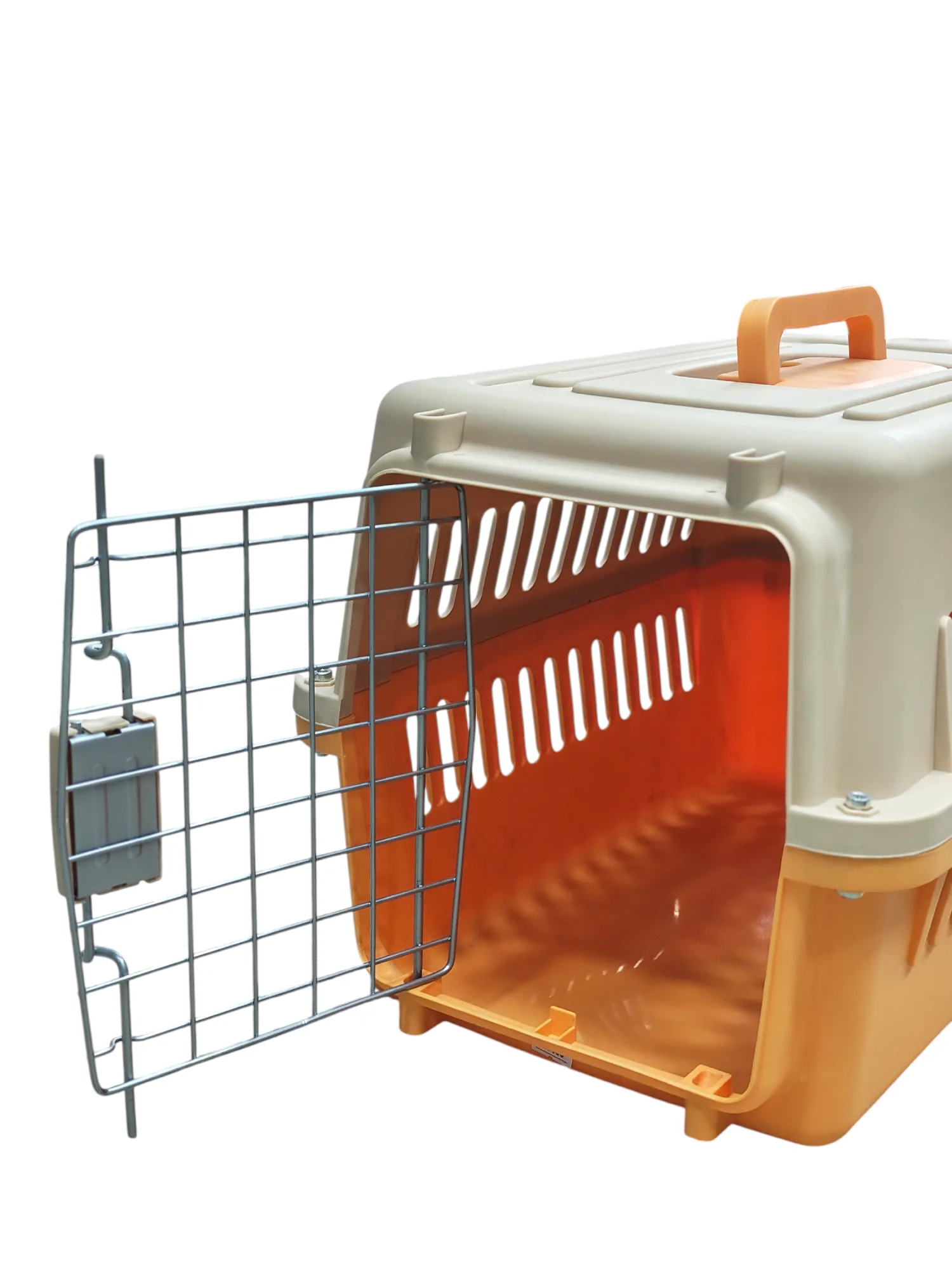 Orange pet carrier thumbnail 2