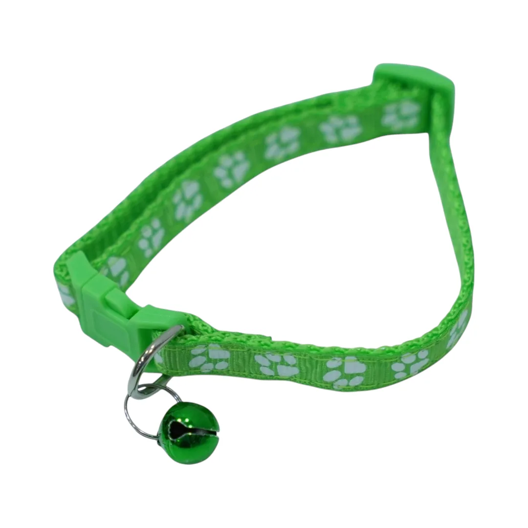 Green Paws Bell Collar