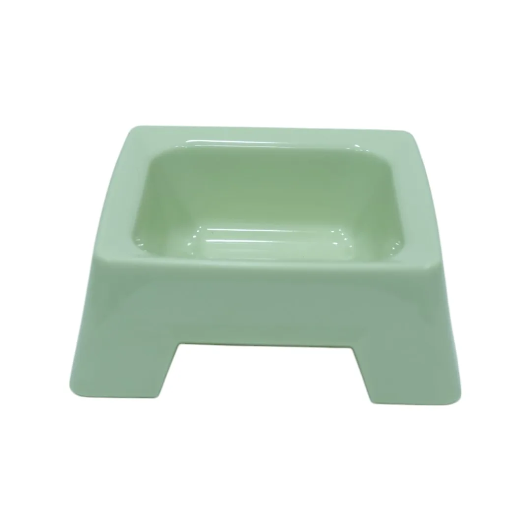 Elevated Dog Bowl in Light Green