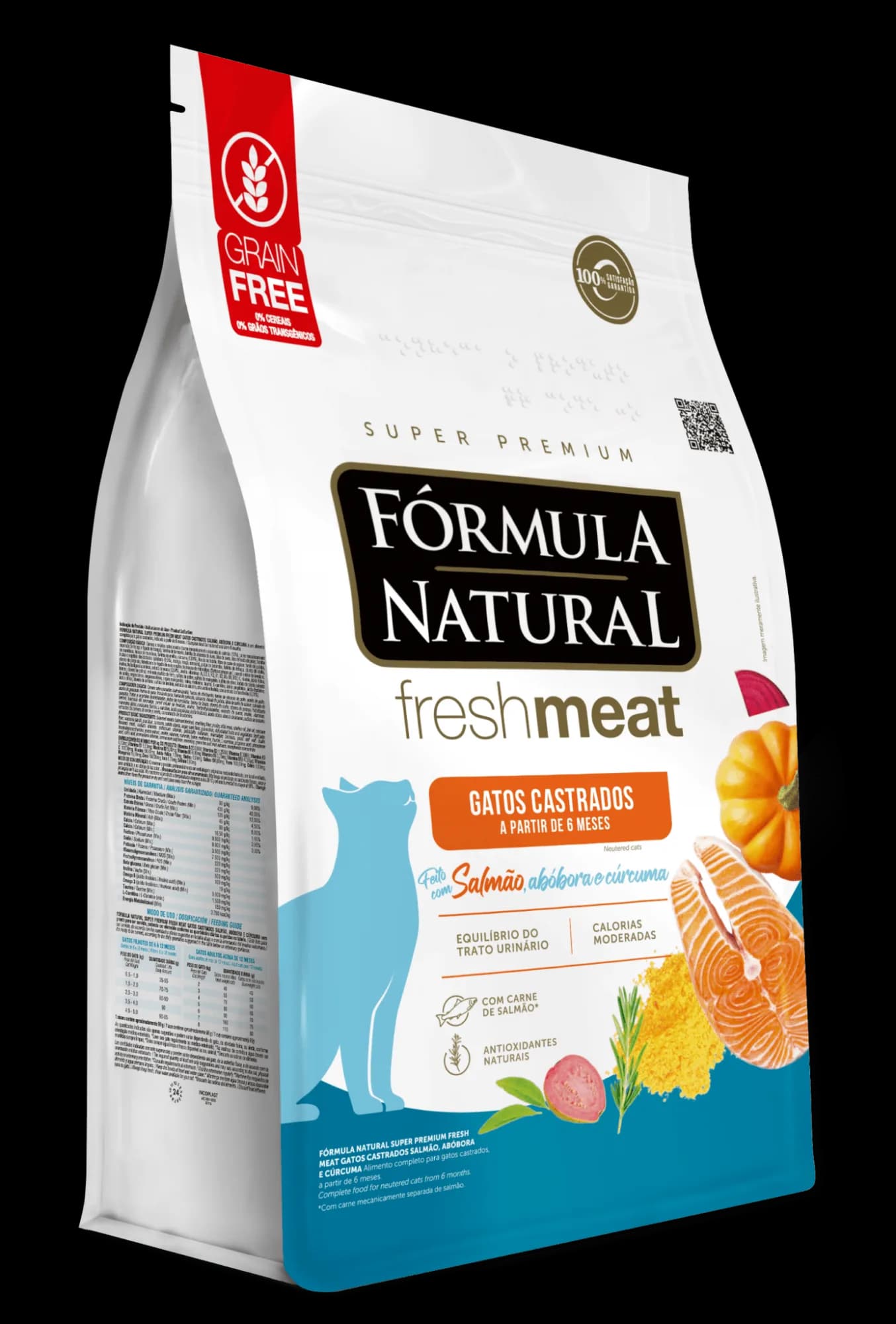Formula Natural Fresh Meat Formula for sterilised Cats Salmon Flavor - 1 KG - Image 1