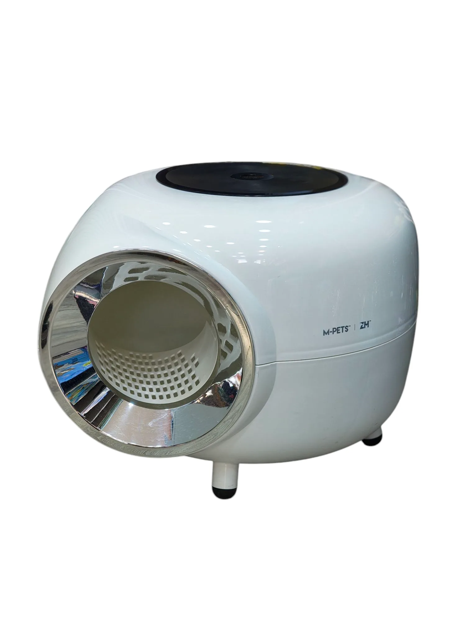 M-PETS Capsule Cat Litter Box with Odor Control & Storage