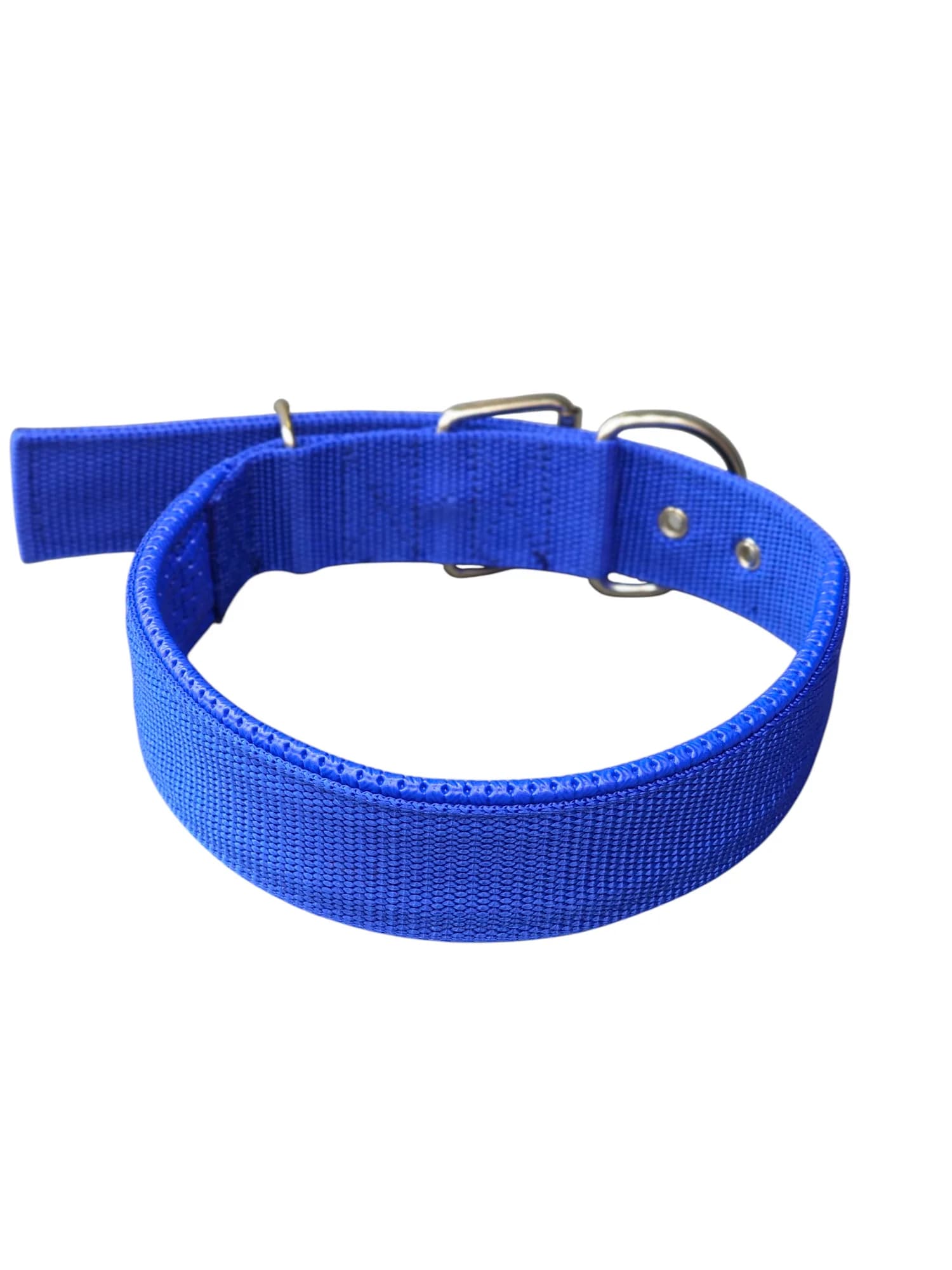 High strength webbing collar - blue