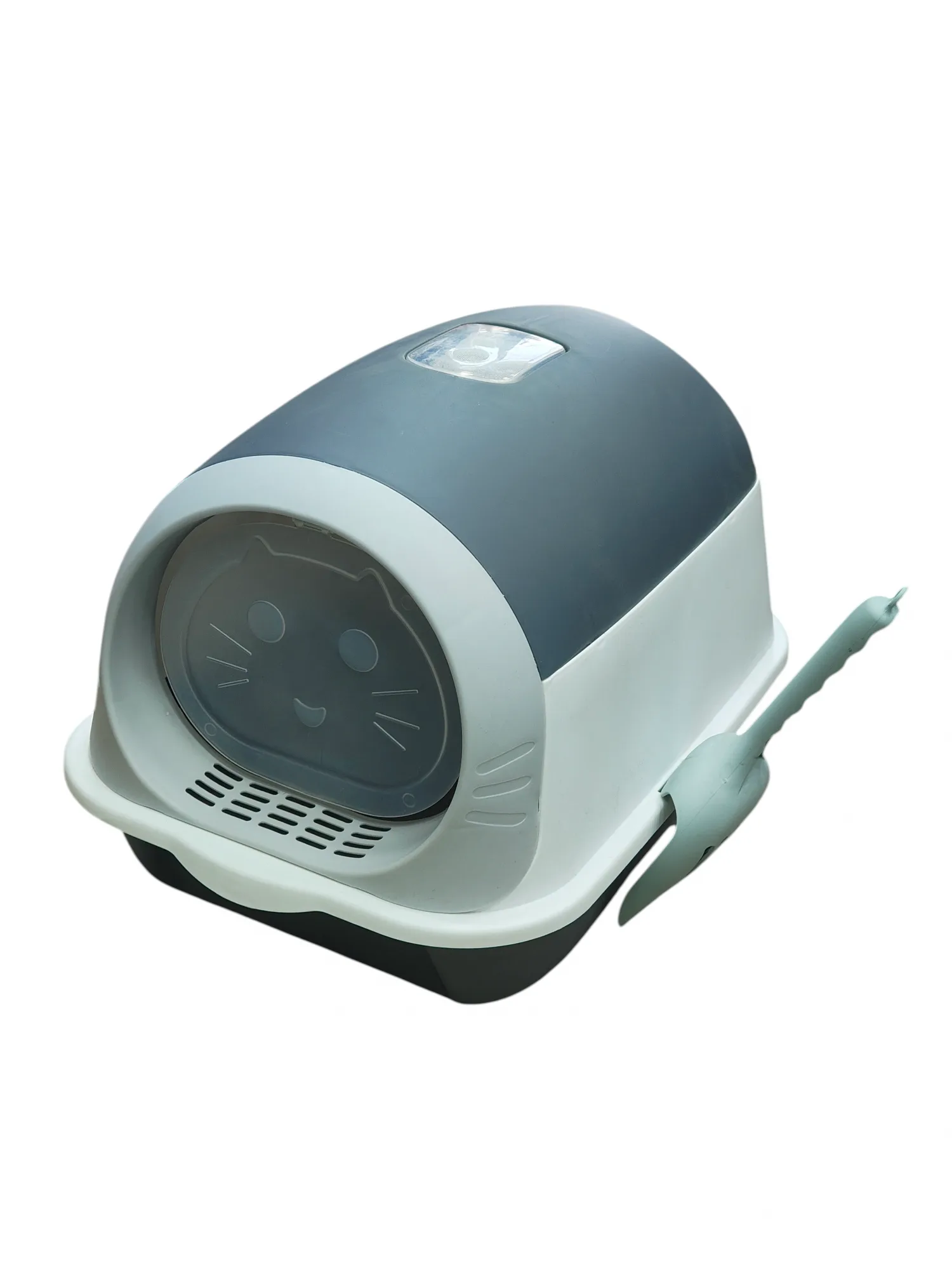 Enclosed litter box