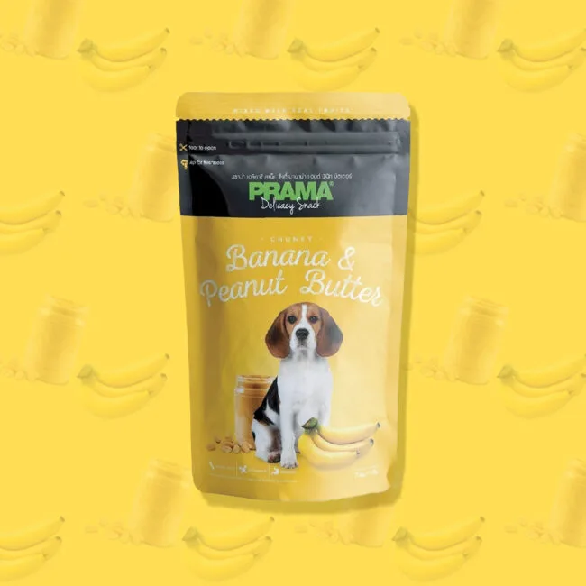 Prama dog treat - Banana & Peanut butter - Image 1