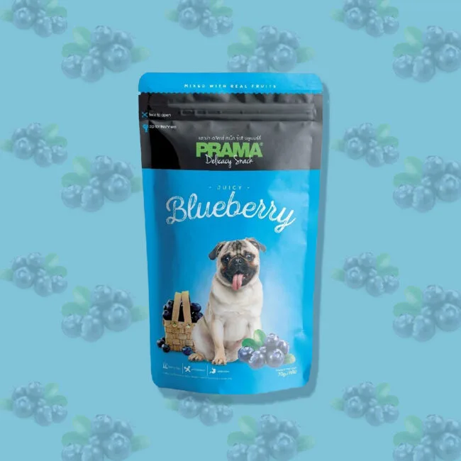 Prama dog treat - Blueberry - Image 1