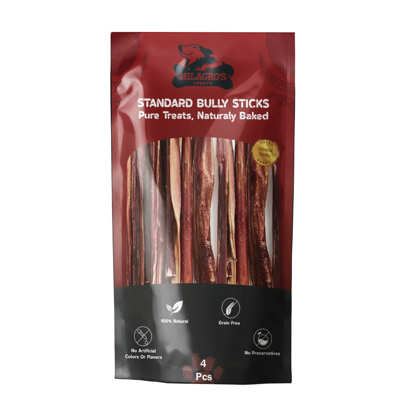 Milagros dog treat - BULLY STICKS - Image 1